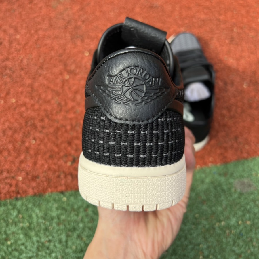 jordan 1 retro low flyknit black guava ice