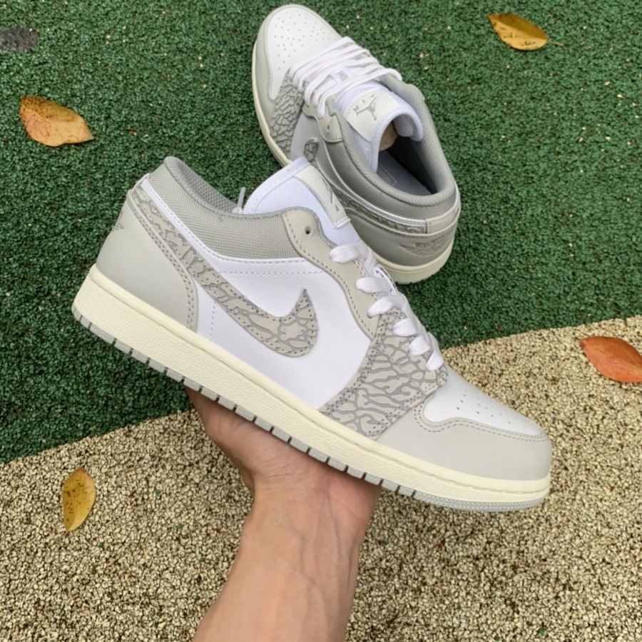air jordan 1 low prm elephant print stockx