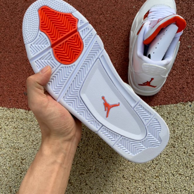 air jordan 4 orange metallic