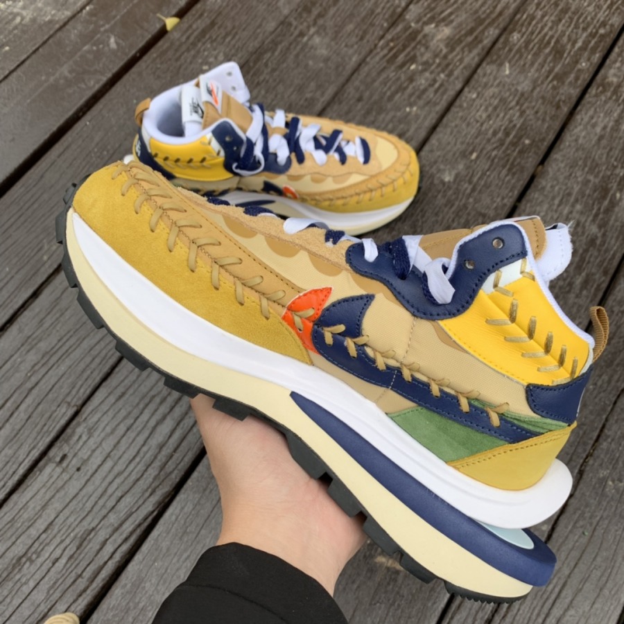 vaporwaffle sacai jean paul gaultier sesame blue