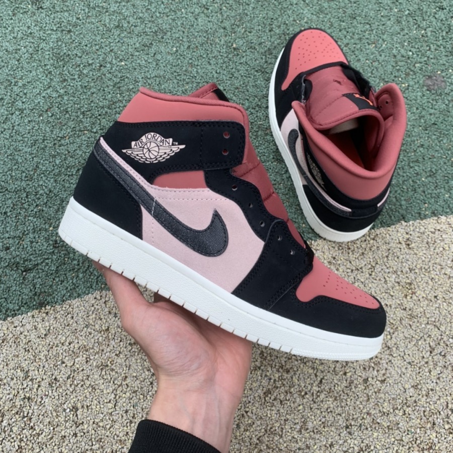 Wmns Air Jordan 1 Mid 'Canyon Rust' - SneakerCool.com