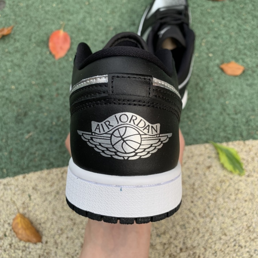 jordan silver toe low