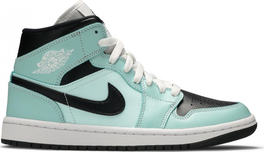 mid aqua jordan 1