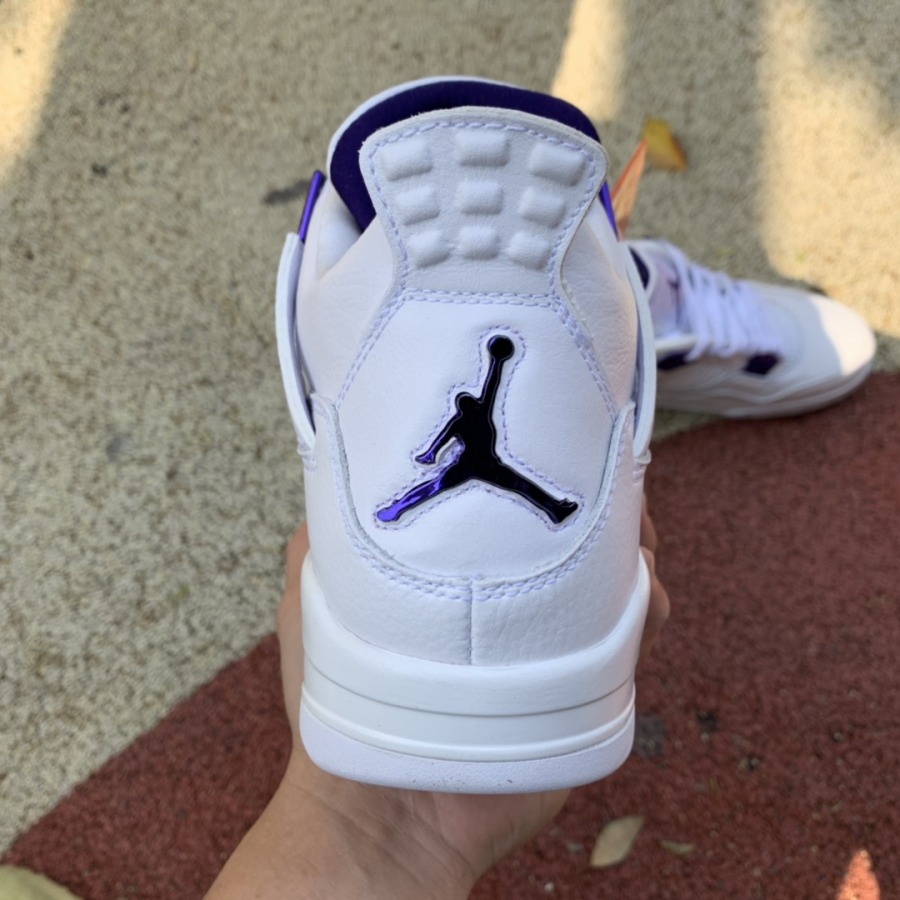 Air Jordan 4 Retro 'Purple Metallic' - SneakerCool.com