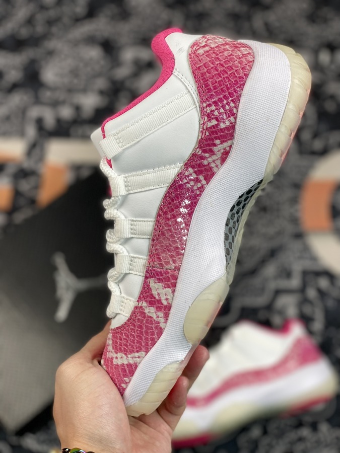 wmns air jordan 11 retro low pink snakeskin womens stores
