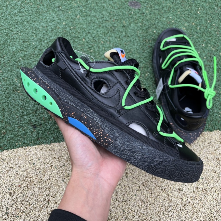 Off-White x Blazer Low 'Black' - SneakerCool.com