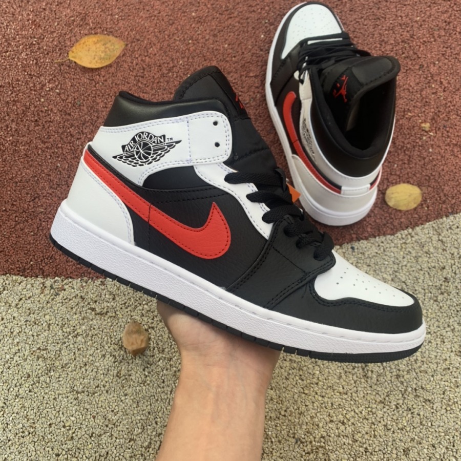 womens air jordan 1 mid sail chile red