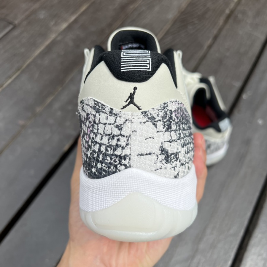 Air Jordan 11 Retro Low 'Light Bone Snakeskin' - SneakerCool.com