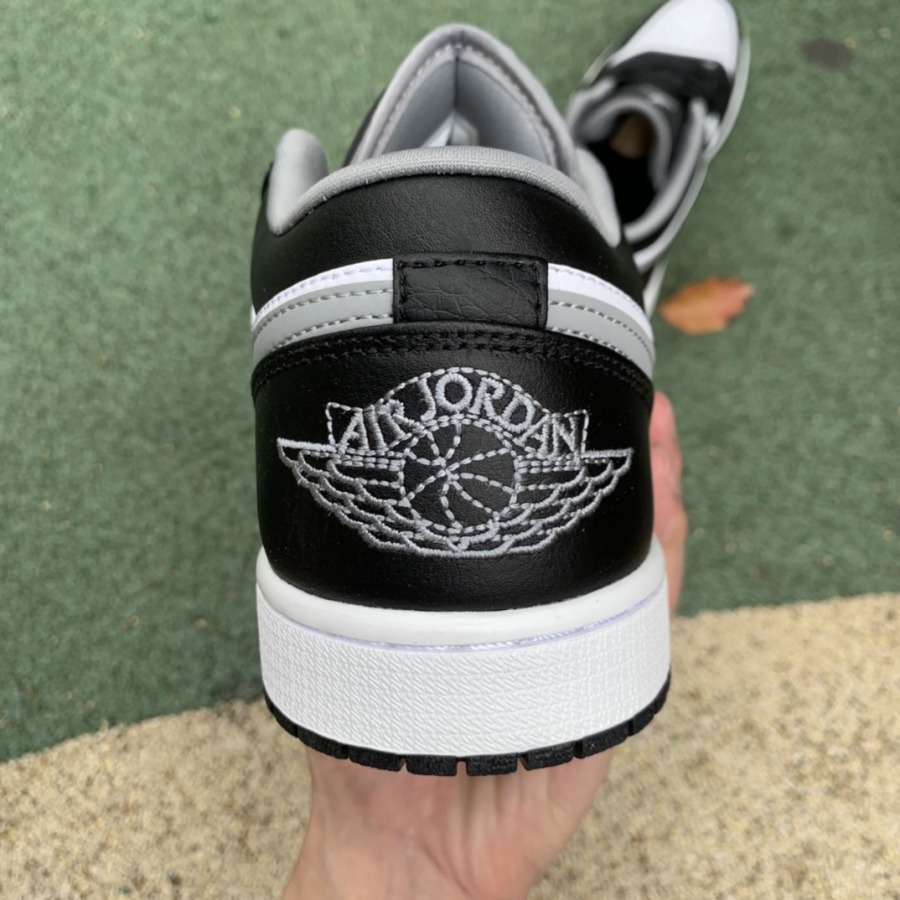 Air Jordan 1 Low 'Black Medium Grey' - SneakerCool.com