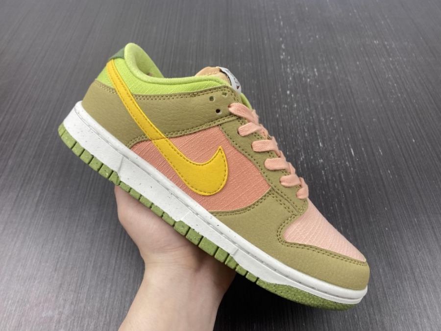 Dunk Low 'Sun Club - Arctic Orange Sanded Gold' - SneakerCool.com