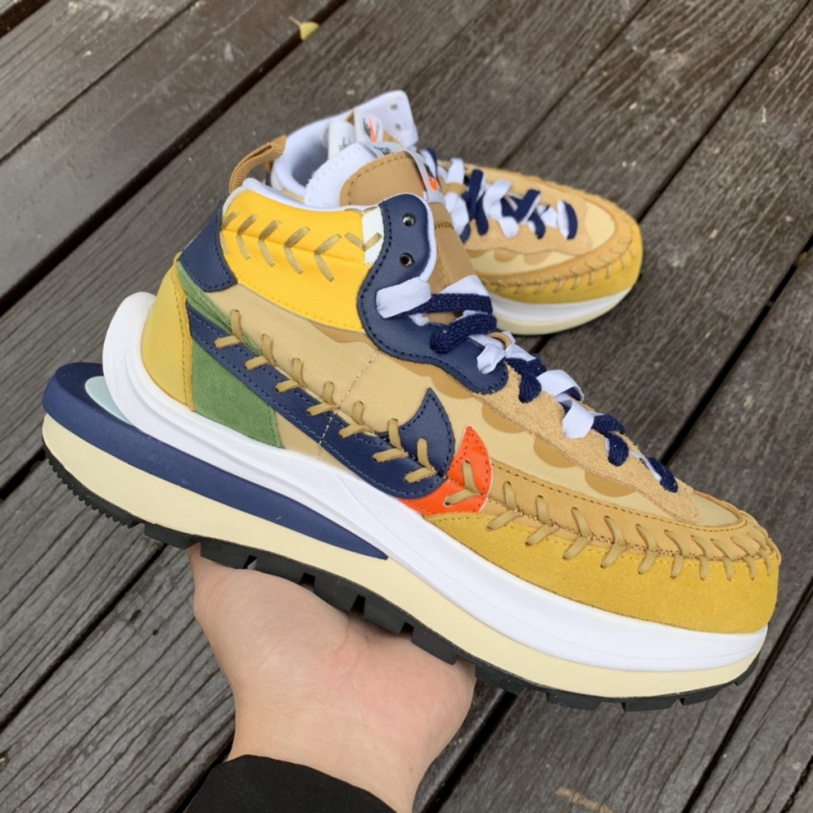 vaporwaffle sacai jean paul gaultier sesame blue