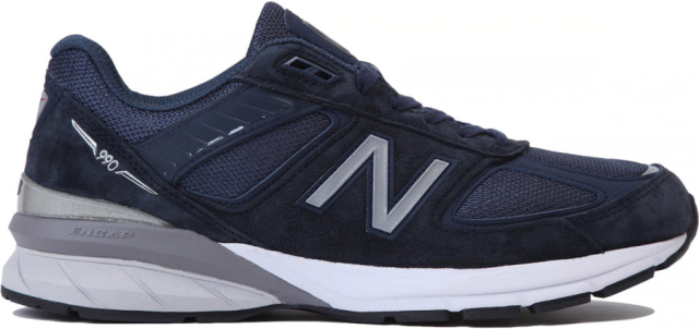 New Balance 990v5 Made In USA B Wide 'Navy' - SneakerCool.com