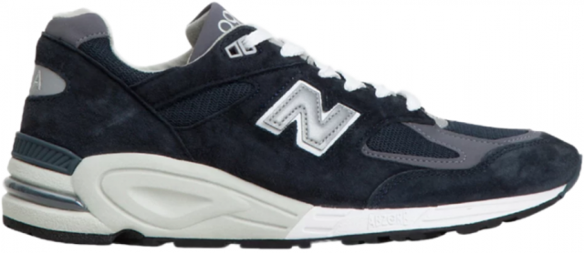 New Balance 990v2 Made in USA 'Navy White' - SneakerCool.com