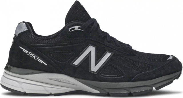New Balance 990v4 Made in USA 'Black Silver' - SneakerCool.com