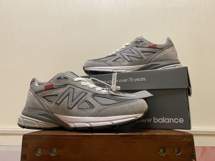 New Balance 990v4 Made In USA 'Red Label - Grey' - SneakerCool.com