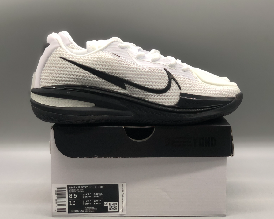 Nike Air Zoom GT Cut TB 'White Black' - SneakerCool.com