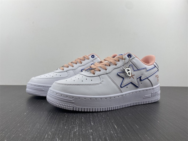 BAPY x Bape Sk8 Sta Low 'White Pink' - SneakerCool.com