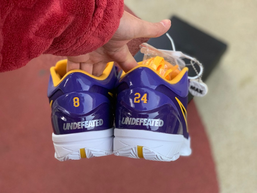 undefeated kobe 4 protro purple