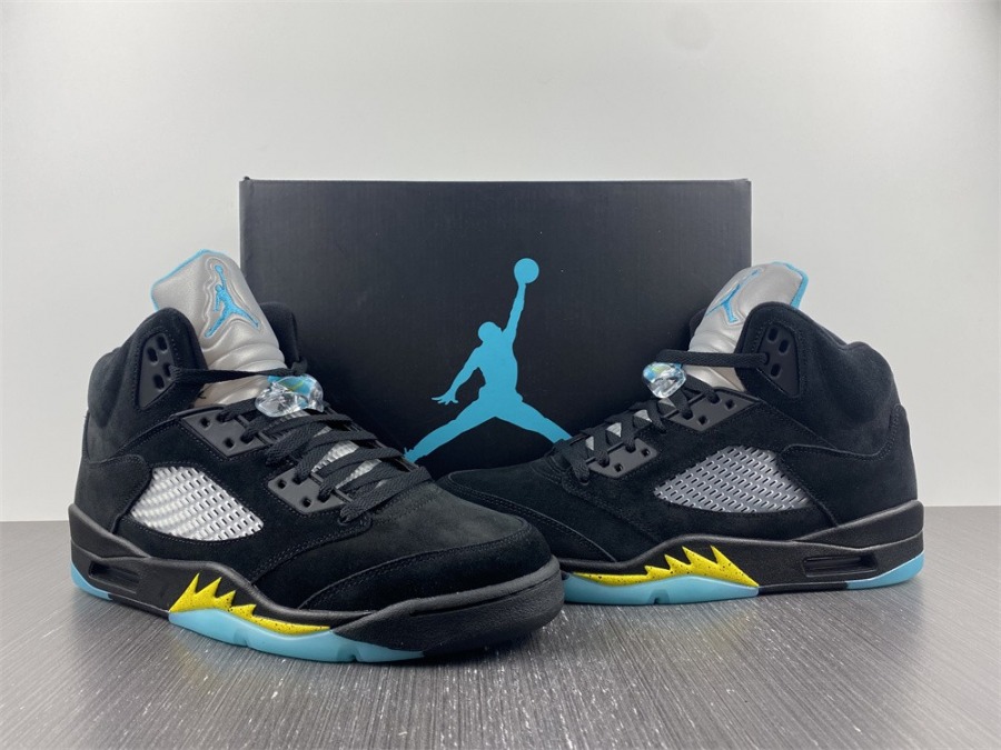 Air Jordan 5 Retro 'Aqua' - SneakerCool.com