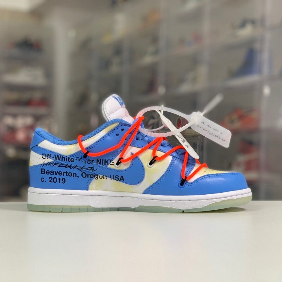 Off-White x Futura x Dunk Low SB 'UNC' - SneakerCool.com