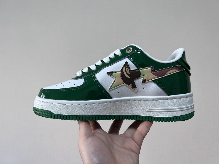 Bape Sk8 Sta Low 'Dark Green' - SneakerCool.com
