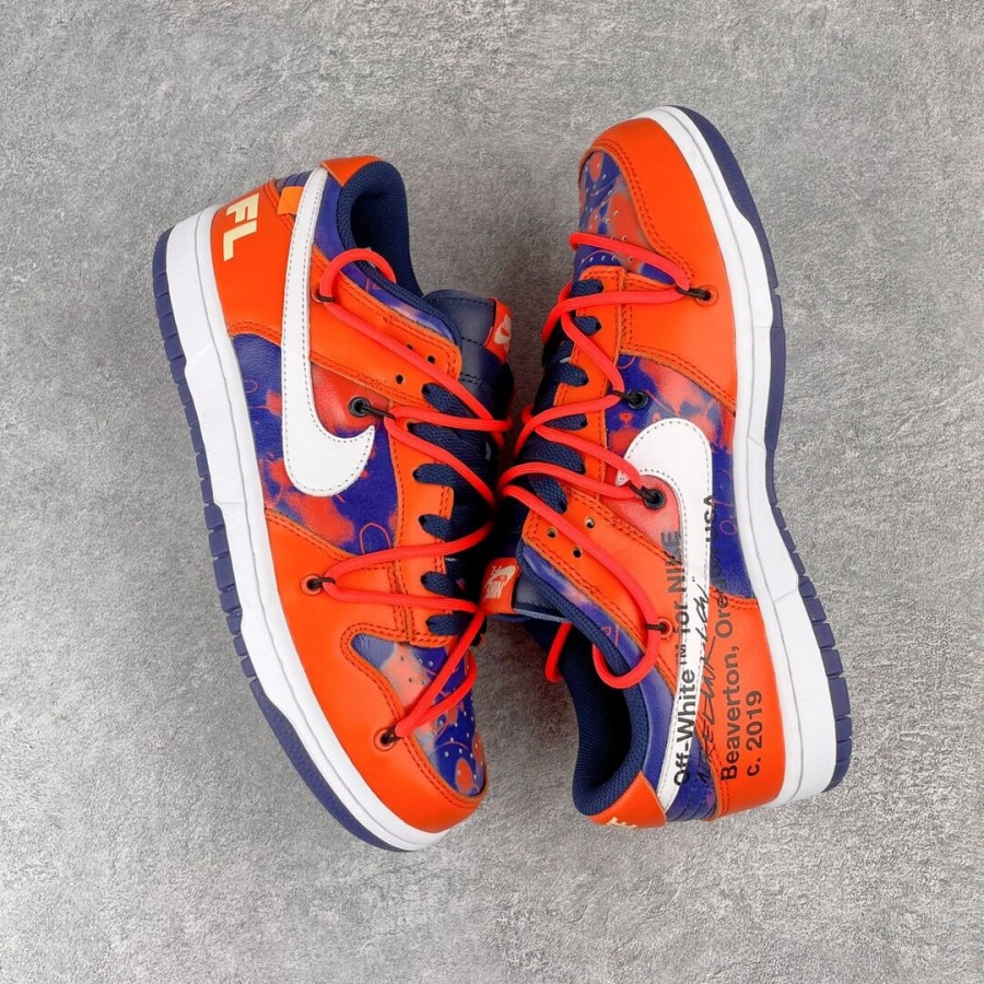 Off-White x Futura x Dunk Low SB 'Syracuse' - SneakerCool.com