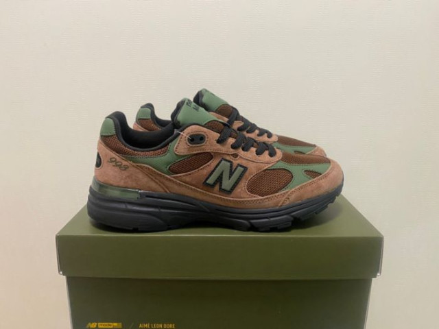 AimÃ© Leon Dore x New Balance 993 Made in USA 'Beef & Broccoli' - SneakerCool.com