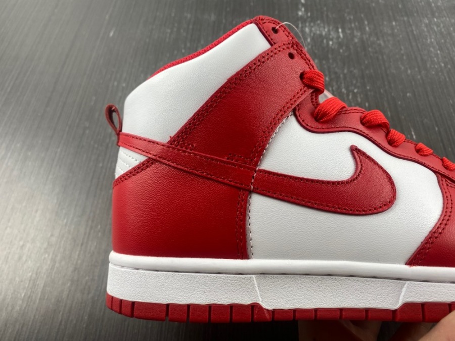 Dunk High 'Championship Red' - SneakerCool.com