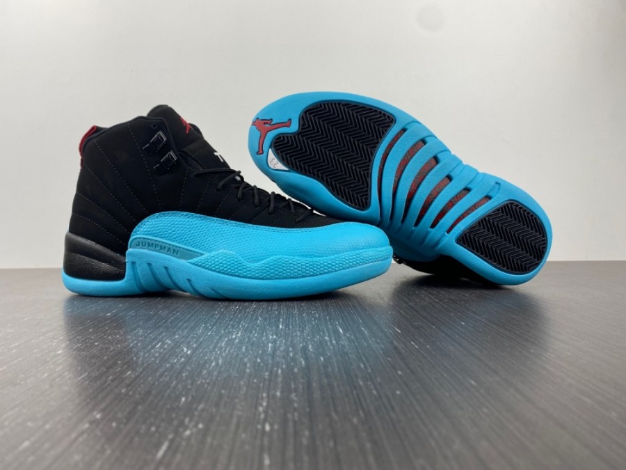 gamble blue jordans 12