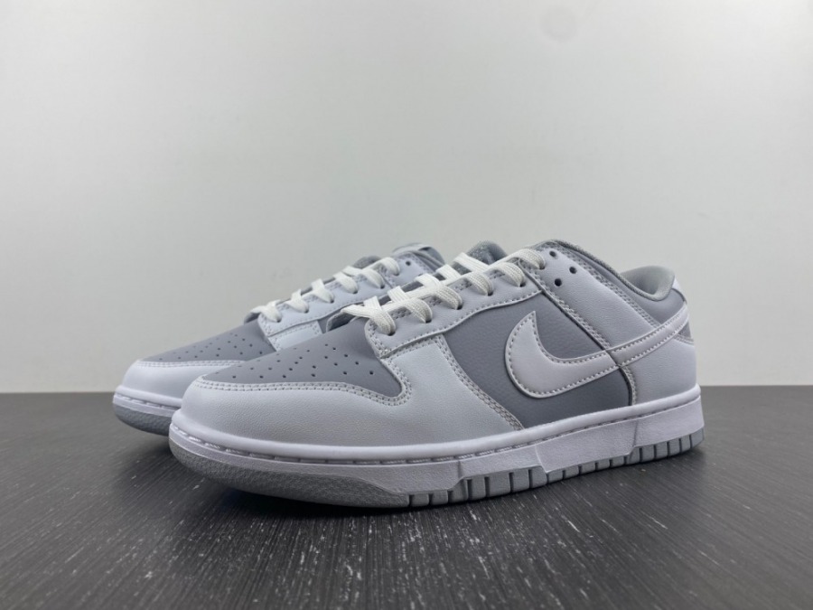 Dunk Low 'White Neutral Grey' - SneakerCool.com