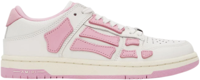 Amiri Skel Top Low 'White Pink' - SneakerCool.com