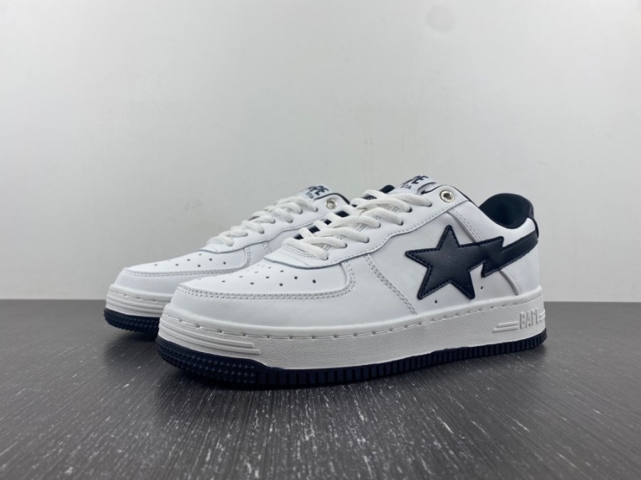 JJJJound x Bape Sk8 Sta 'White Navy' - SneakerCool.com