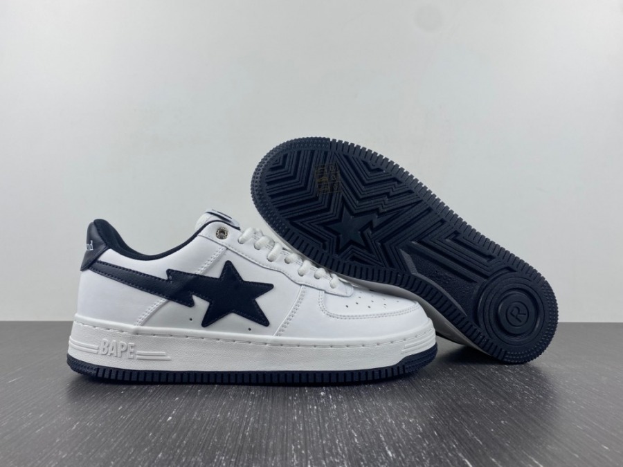 JJJJound x Bape Sk8 Sta 'White Navy' - SneakerCool.com