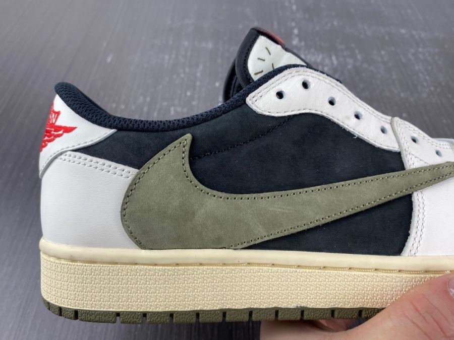 Travis Scott x Wmns Air Jordan 1 Low OG 'Olive' - SneakerCool.com