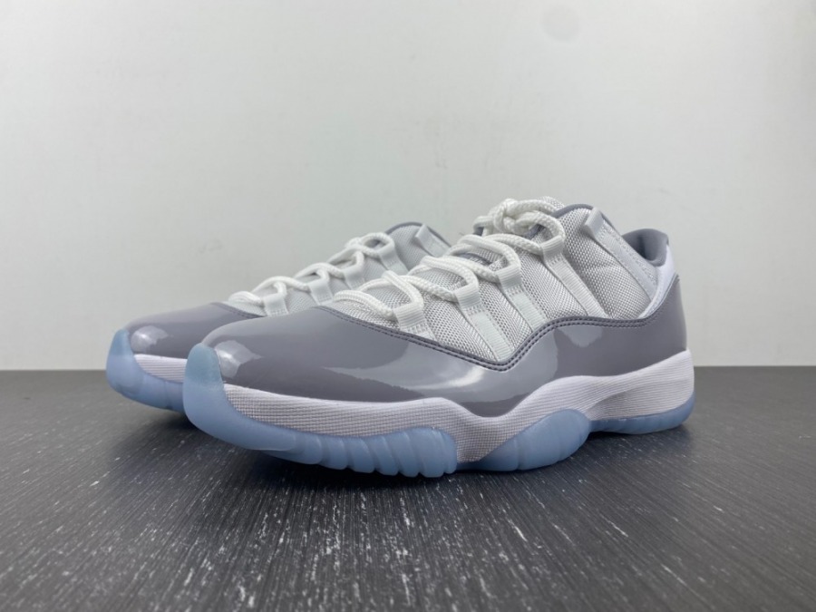 Air Jordan 11 Retro Low 'Cement Grey' - SneakerCool.com