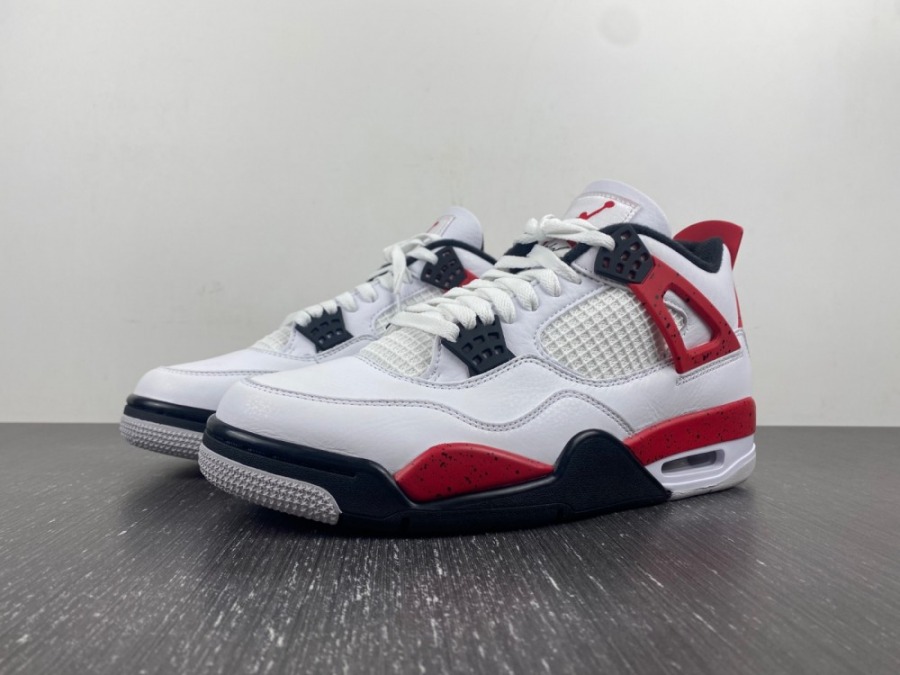 Air Jordan 4 Retro 'Red Cement' - SneakerCool.com