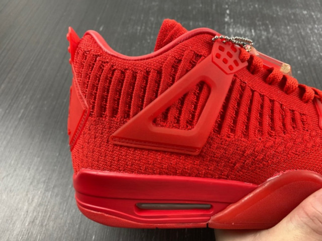 flyknit jordan 4 red