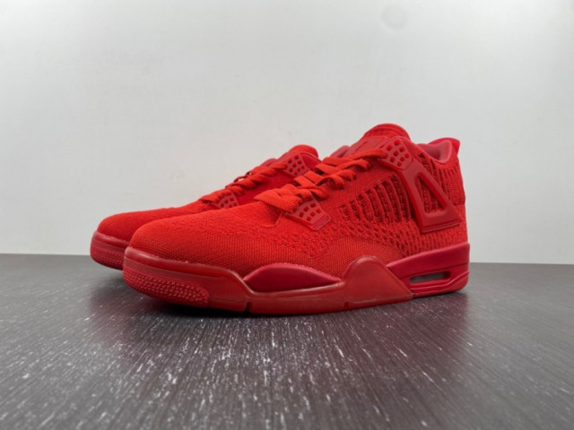flyknit jordan 4 red
