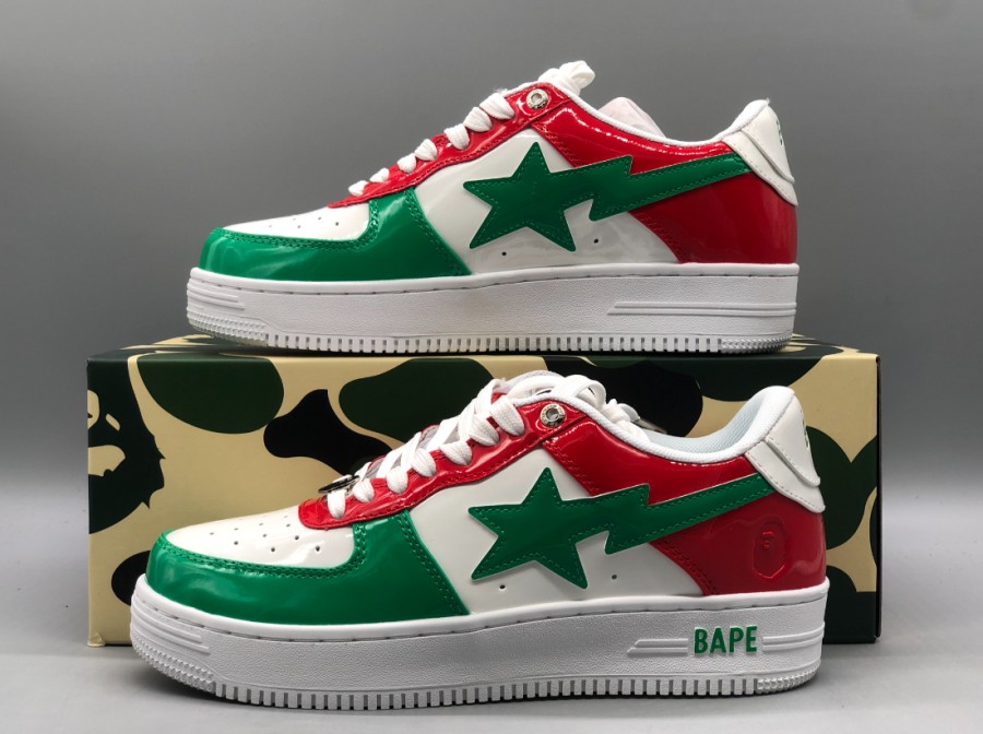 Bape Sk8 Sta Low 'Italy' - SneakerCool.com