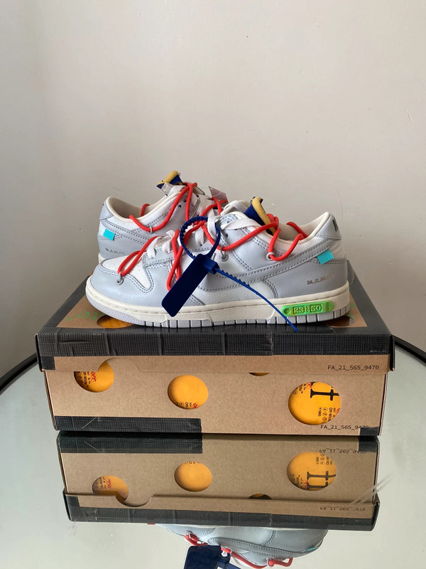 Off-White x Dunk Low 'Lot 23 of 50' - SneakerCool.com