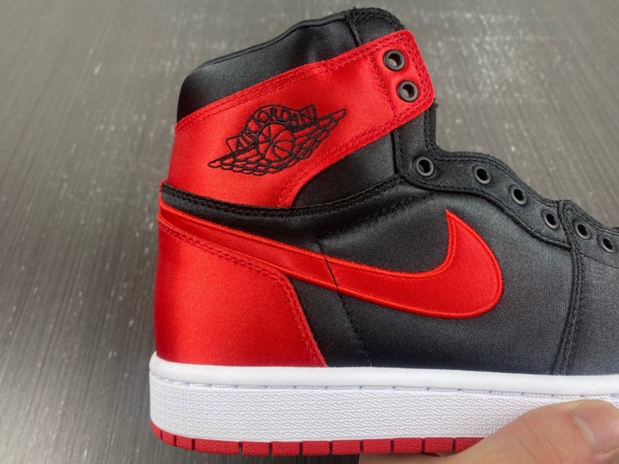 Air Jordan 1 Retro High OG 'Satin Bred' - SneakerCool.com