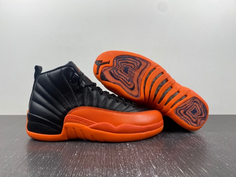 retro 12 jordans orange