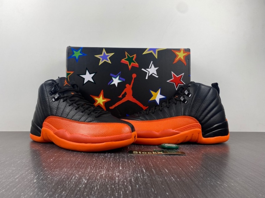 retro 12 jordans orange