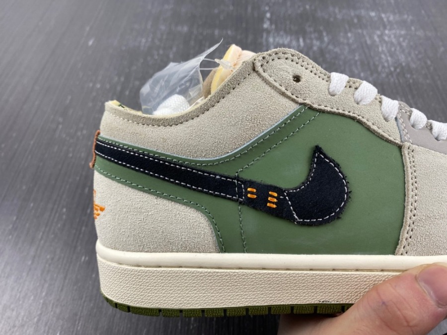 Air Jordan 1 Low SE Craft 'Light Olive' - SneakerCool.com