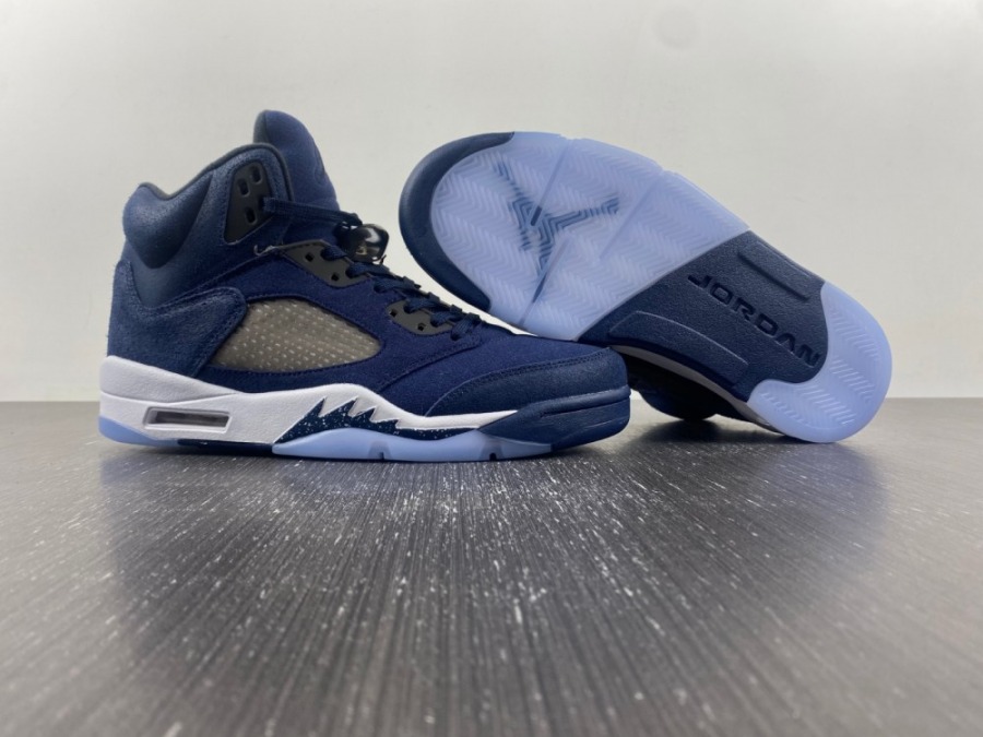 Air Jordan 5 Retro 'Midnight Navy' - SneakerCool.com