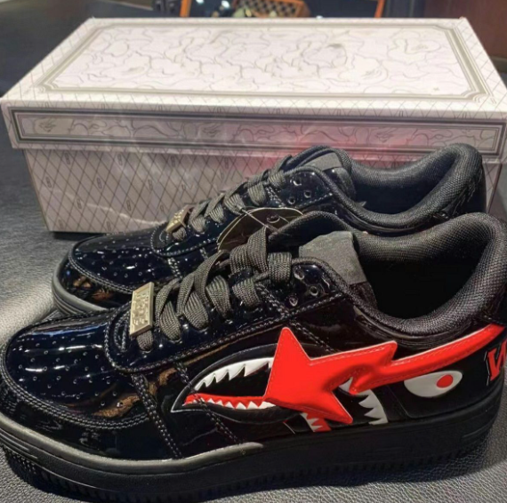 Bapesta Low M2 'Shark Face - Black' - SneakerCool.com