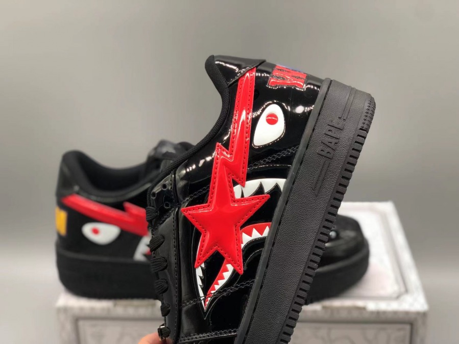 Bapesta Low M2 'Shark Face - Black' - SneakerCool.com