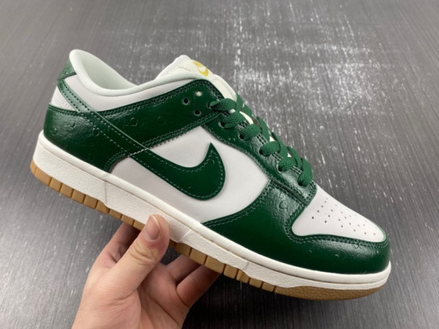 Dunk Low LX 'Gorge Green Ostrich' - SneakerCool.com