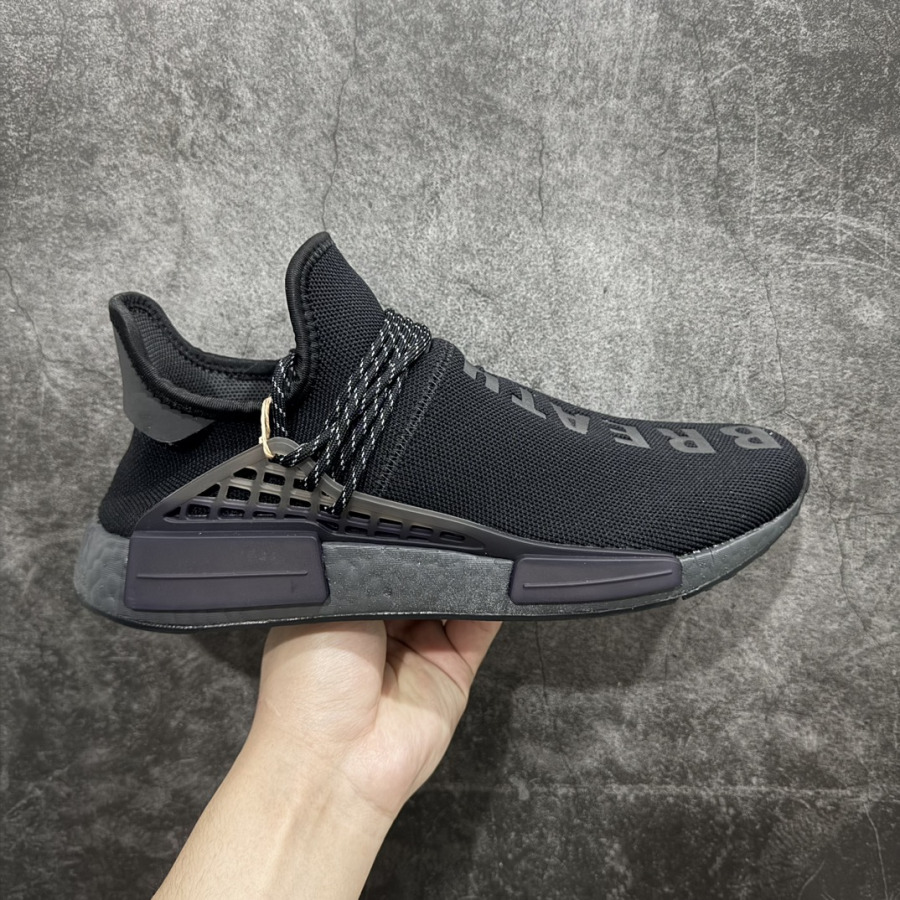 pharrell x nmd human race triple black