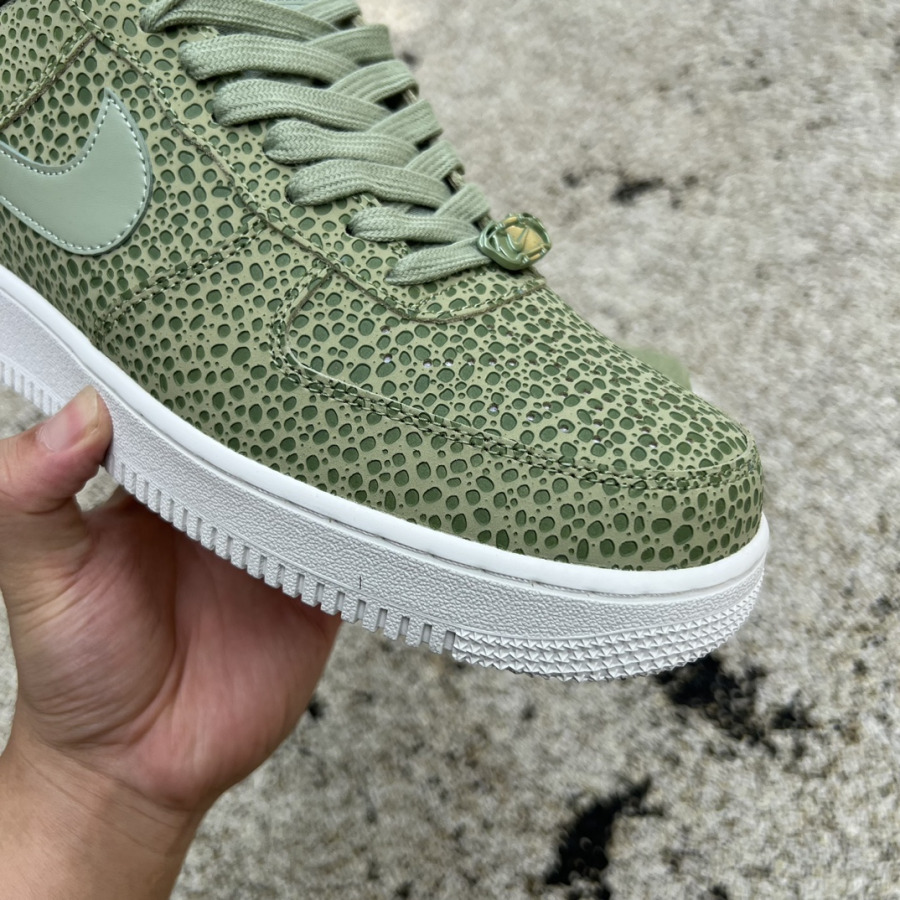 Nike Air Force 1 '07 Premium 'Safari Print Pack Oil Green